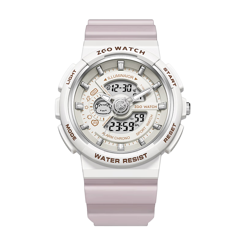 ZGO Women's Student Digital Watch for Middle and High School Girls, Stylish Waterproof Cat Design, Birthday Gift