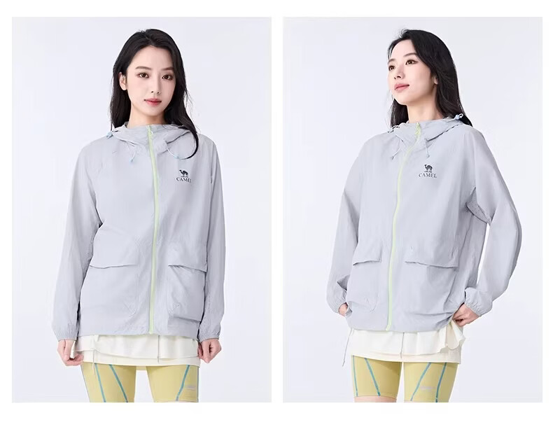 Camel Muguang ZERO Women's Outdoor Sun Protection Jacket 2026 Spring New Water-Repellent Breathable Sunproof Coat Unisex 11