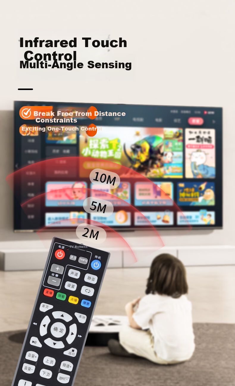 HONGXINDA Universal Remote Control for Skyworth Smart LCD TV YK-8404H YK-8400J/8400H 5