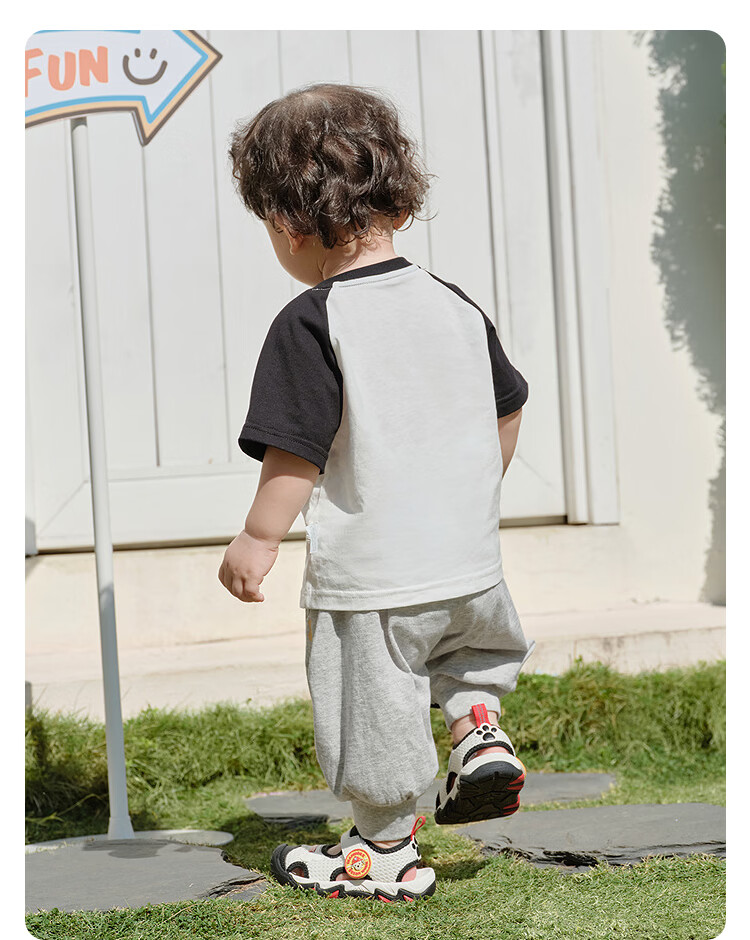 Balabala Kids Pants Boys Girls 2026 New Spring Autumn Baby Warm Casual Sports Cartoon Trendy Pants 24