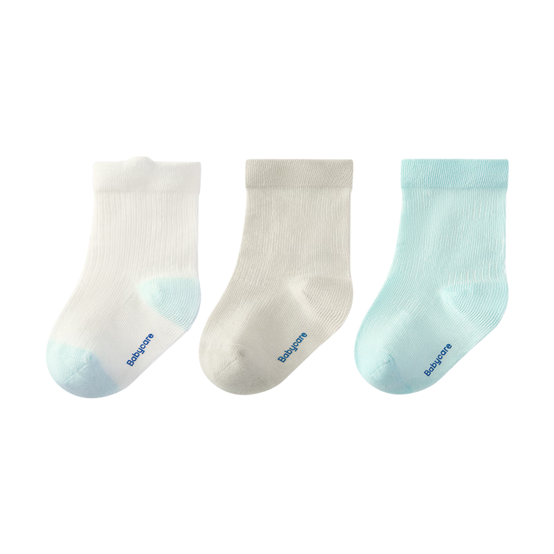 Babycare Children's Socks Boys Cotton Socks Girls Banana Socks Spring Summer Antibacterial Breathable Sea Salt Milk Cap S