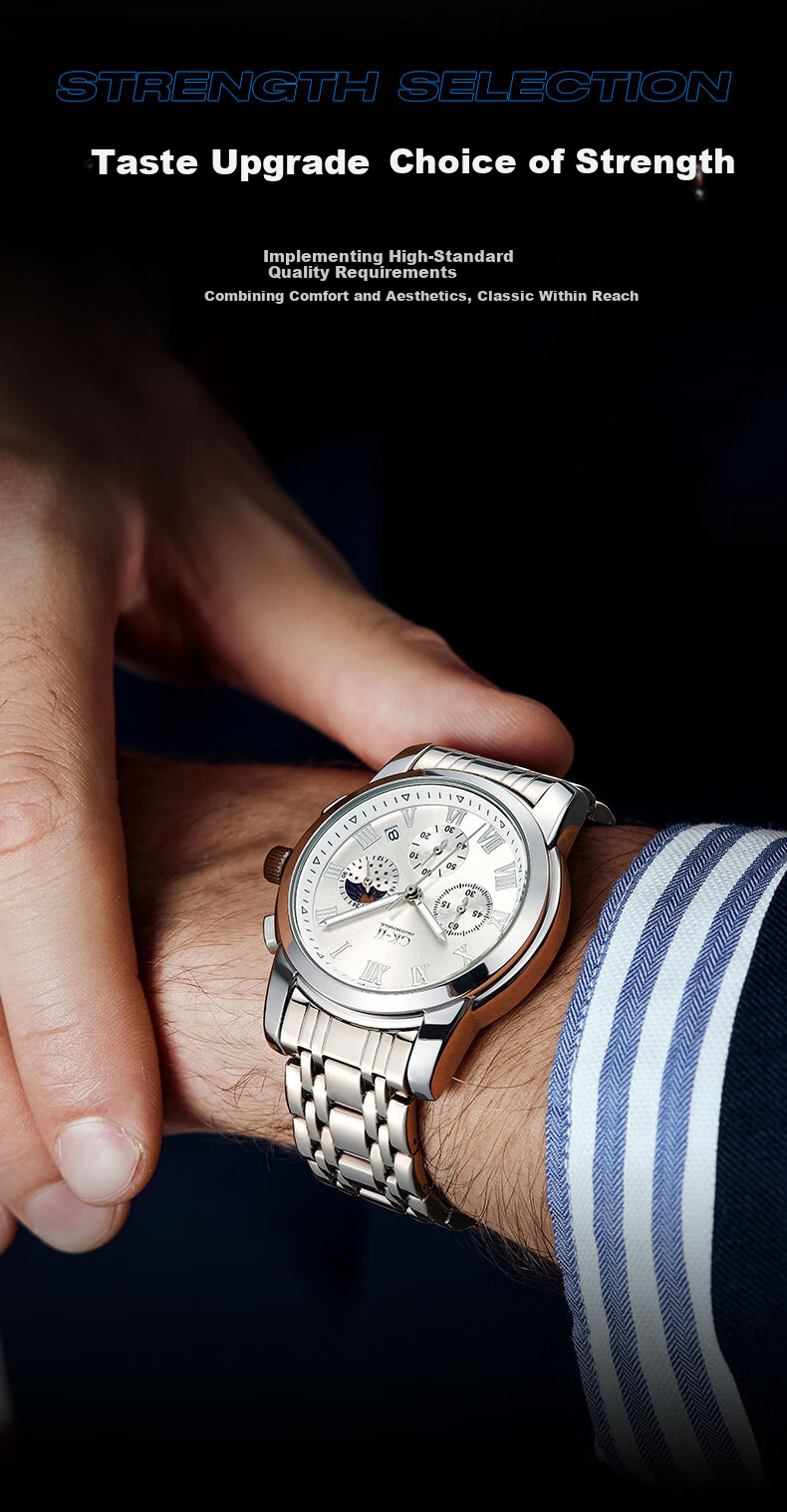 MARK FAIRWHALE Birthday Gift, Small CK Collaboration Men's Watch, Business Style, 2026 New Model, Top Ten Famous Watches, Wristwatch 5039 9