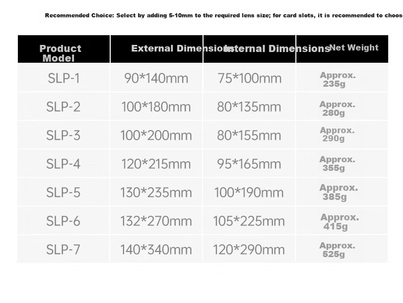AMBITFUL Zhijie Lens Bag Storage Pouch Protective Case for Canon Nikon Sony Fuji Sigma Tamron DSLR Mirrorless Camera Lens Sleeve Barrel with Waist Hanging/Shoulder Strap 5
