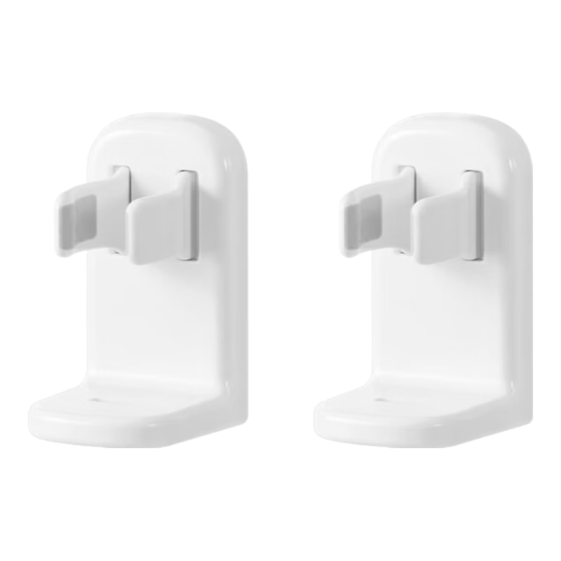Lanjiaoluo Electric Toothbrush Holder, Bathroom Storage Rack, Wall-Mounted, No Drilling Required, Automatic Storage Shelf for Bathroom, 2-Pack