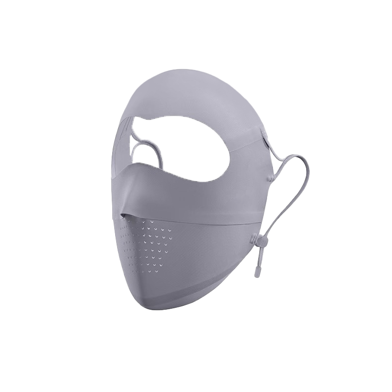 Romon Sunscreen Face Mask Women's Full Face UV Protection Breathable Cycling Ear-Hook Ice Silk Mask Veil for Men