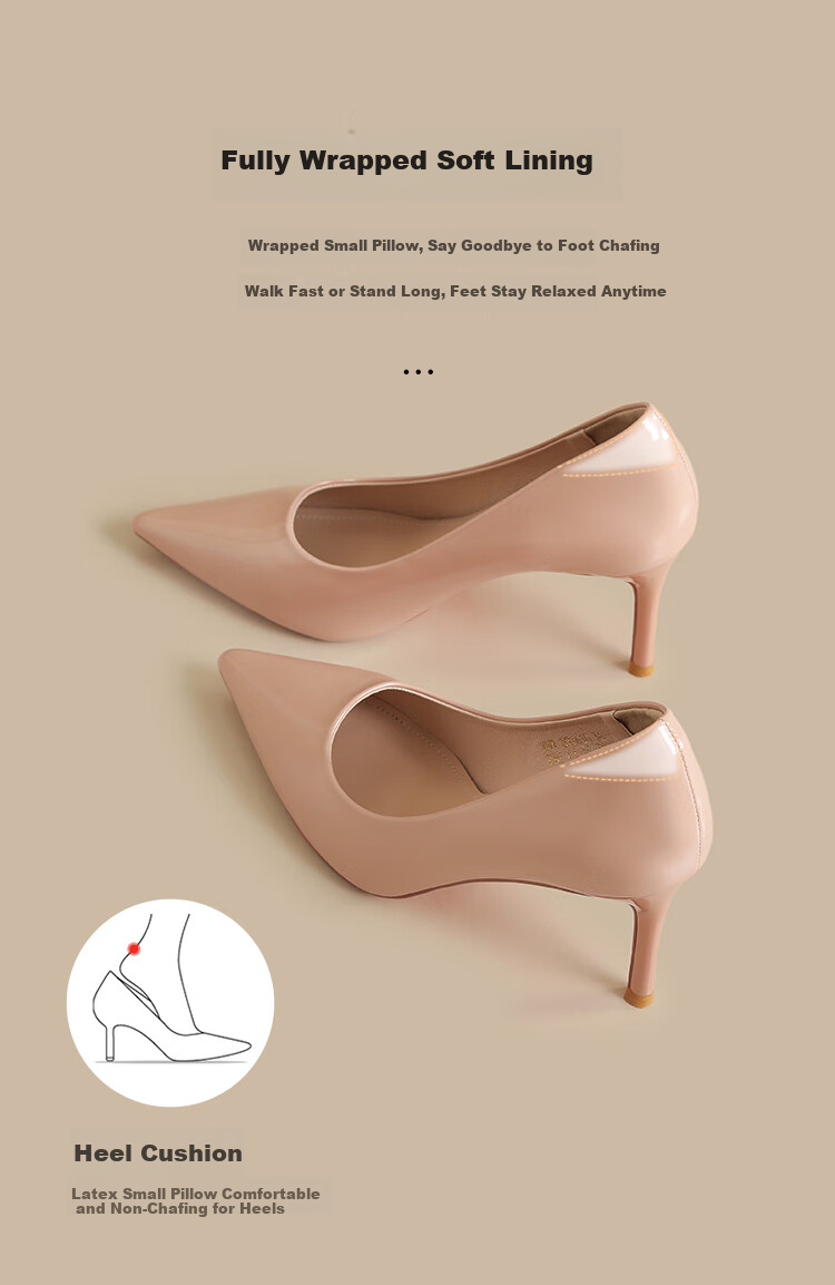 ZHR ZEZ High Heels Women 2026 New Red Sole Sexy Pointed Toe Stiletto Pumps Lightweight Girlfriend Gift Shoes for Qixi Festival 6