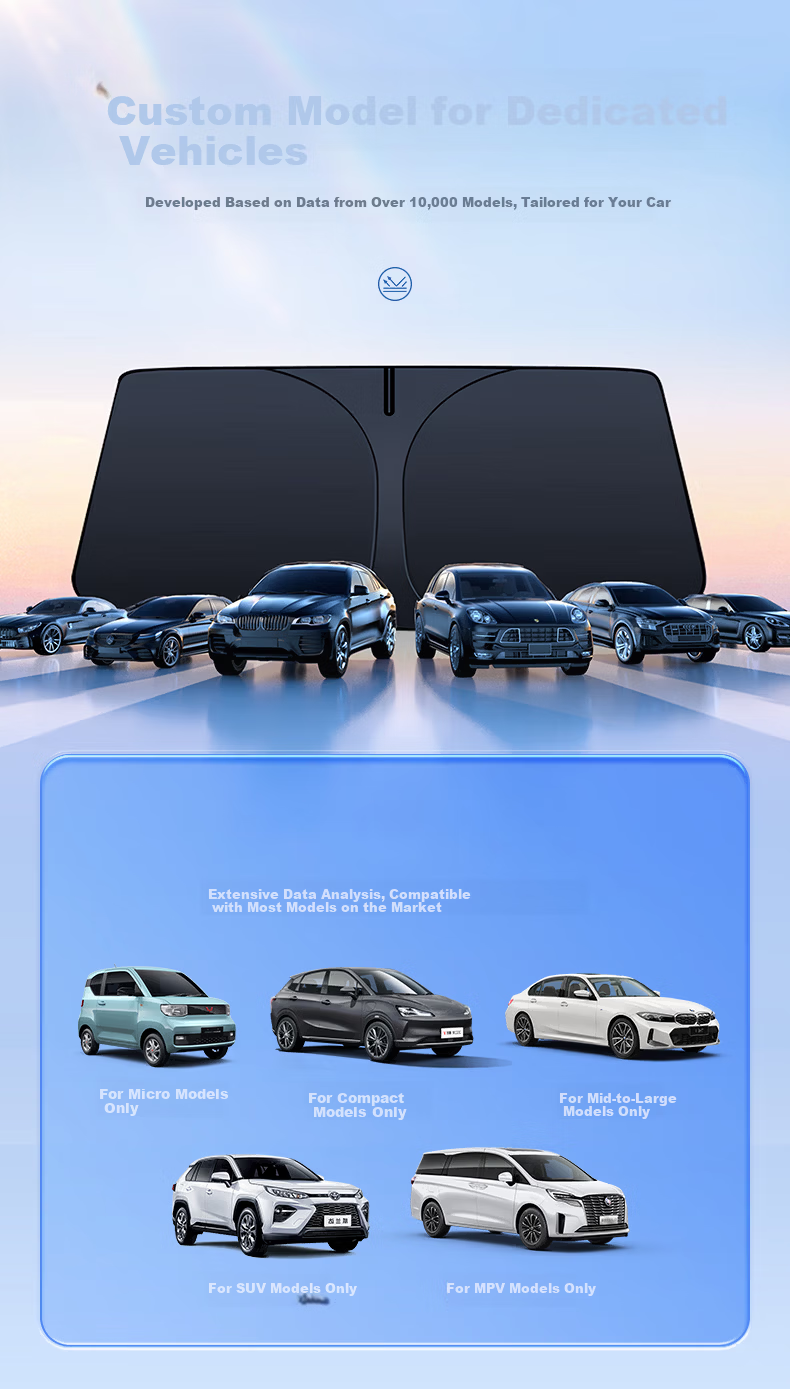XINSHENGLING Car Sunshade Front Windshield Sun Protection Heat Insulation for Trumpchi GS3/GS4/GS8, Shadow Leopard Cool M8/M6, E8/9, Xiangwang S9S7 16