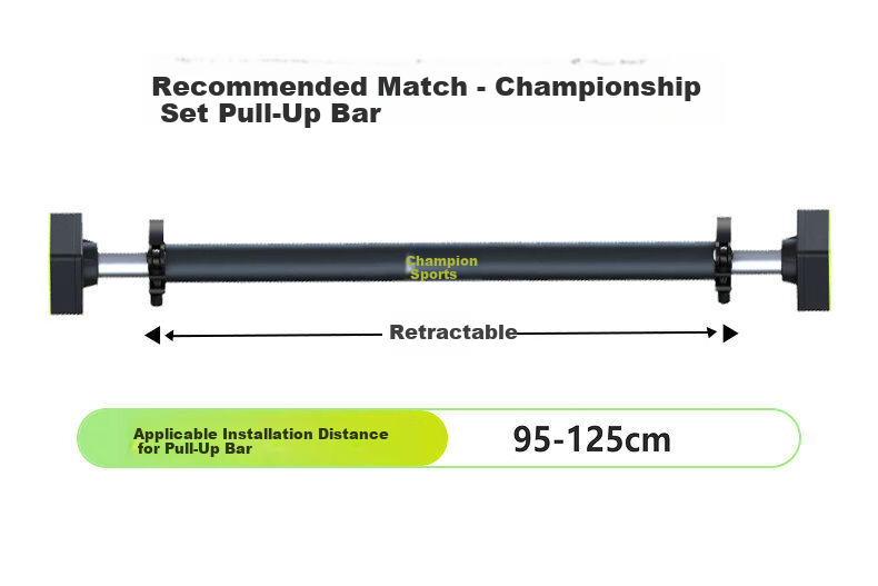 DUOGUAN Home Indoor Pull-Up Bar Multifunctional No-Drill Door Frame Wall-Mounted Pull-Up Bar Kids Fitness Equipment 12