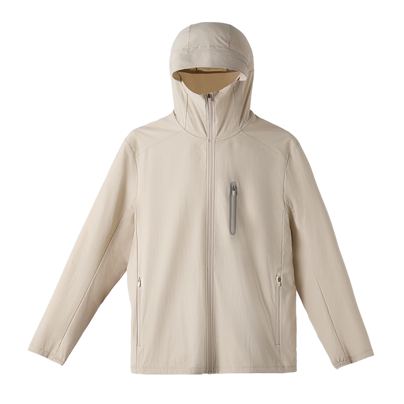 JD Jingzao Premium UV Protection Jacket Men Women Summer 2026 New Light Khaki L