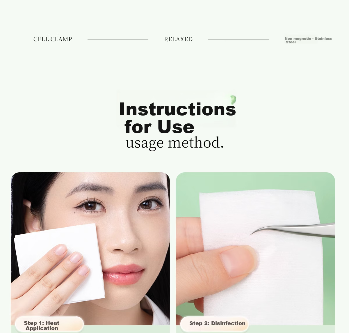 OEIEZ Non-Magnetic Ultra-Fine Comedone Extractor Pimple Tweezer Professional Blackhead Acne Beauty Clamp High-Precision Comedone Tweezer 14