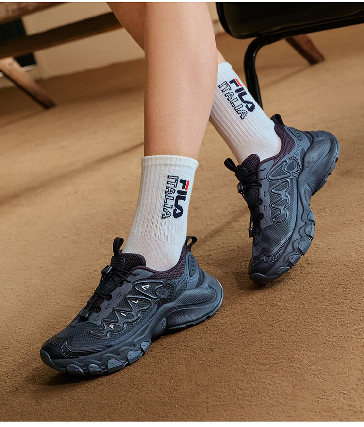 FILA Official Mushroom Sneakers Women's Dad Shoes 2026 Summer New Casual Retro Sports Shoes 26