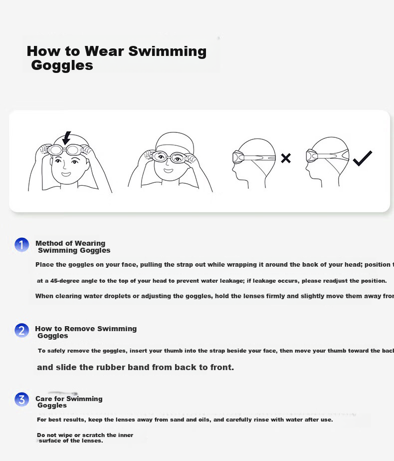 Li-Ning Children's Swimming Goggles, Boys And Girls High Definition Anti-Fog Comfortable Waterproof Swim Glasses And Swim Cap Set - Pink 20