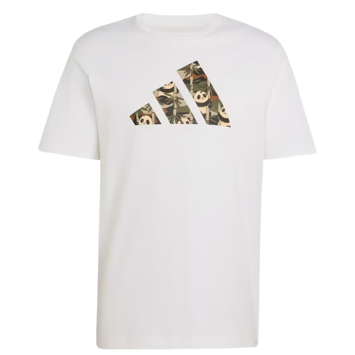 Adidas Sports Style Series Men's M PANDA C CAM T Short Sleeve T-Shirt KB4850 White 2XL