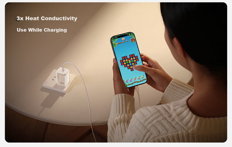 Shanmo [AVS Protocol] Apple 17 Charger 60W GaN Fast Charger Compatible with 45W/40W Fast Charging for iPhone 17 Pro Max/16/15 Phone Adapter 15