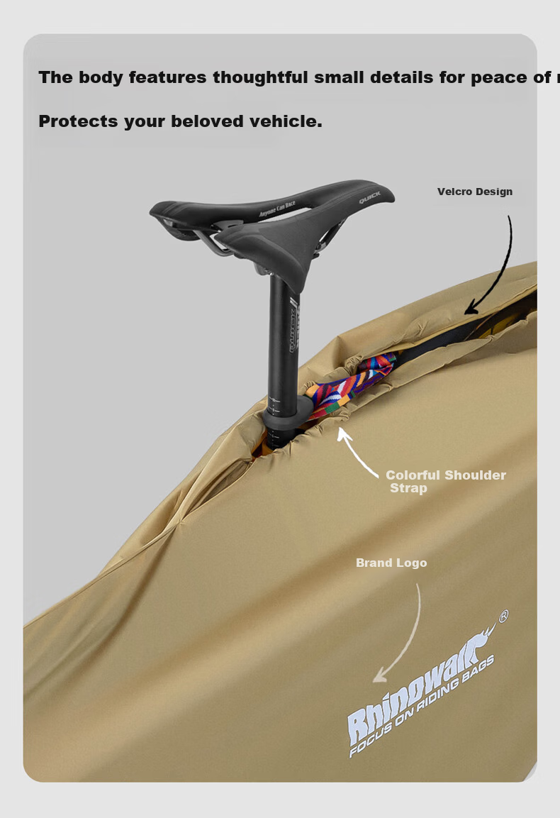 Rhinowalk Rhino Bicycle Loading Bag Road Mountain Bike Packing Storage Waterproof Metro High-Speed Train Shipping Bag 7