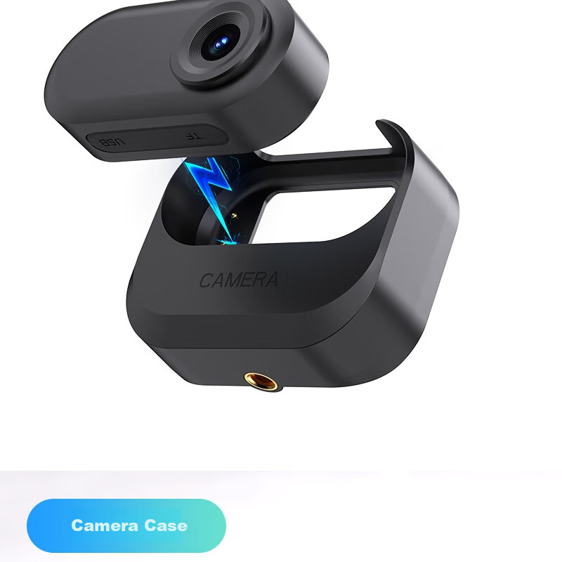 Black Cat Diary DM10 Thumb Camera Magnetic Cycling Recorder Sports Selfie HD Action Camera Electric Motorcycle Recorder Portable Pocket Vlog Camera 8