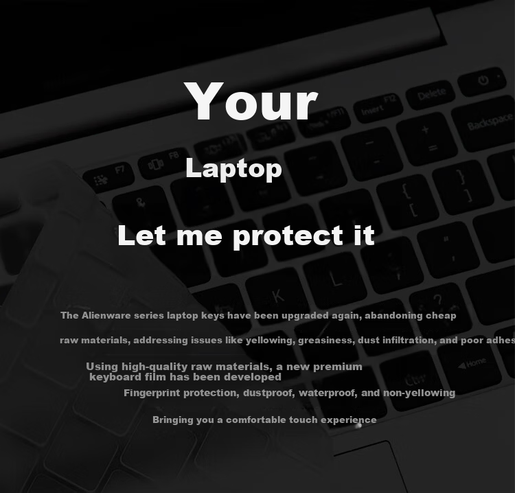 Aigo Alienware X17 X15 R2 R1 M15 R7 2022 R6 2021 R5 2021 Laptop Keyboard Cover Dustproof Waterproof 5