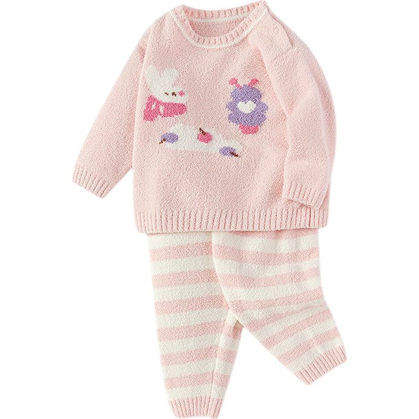 BALABALA balaOne Baby Winter Homewear Set Unisex Toddler Thermal Underwear 2025 Half Velvet 209425134201