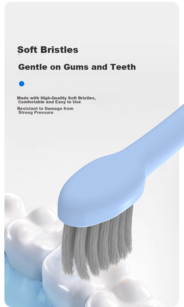 Simple Youth Children's Electric Toothbrush Soft Vibration Gentle Bristles for Sensitive Kids Effective Cavity Prevention Blue Children's Gift Birthday Present 7