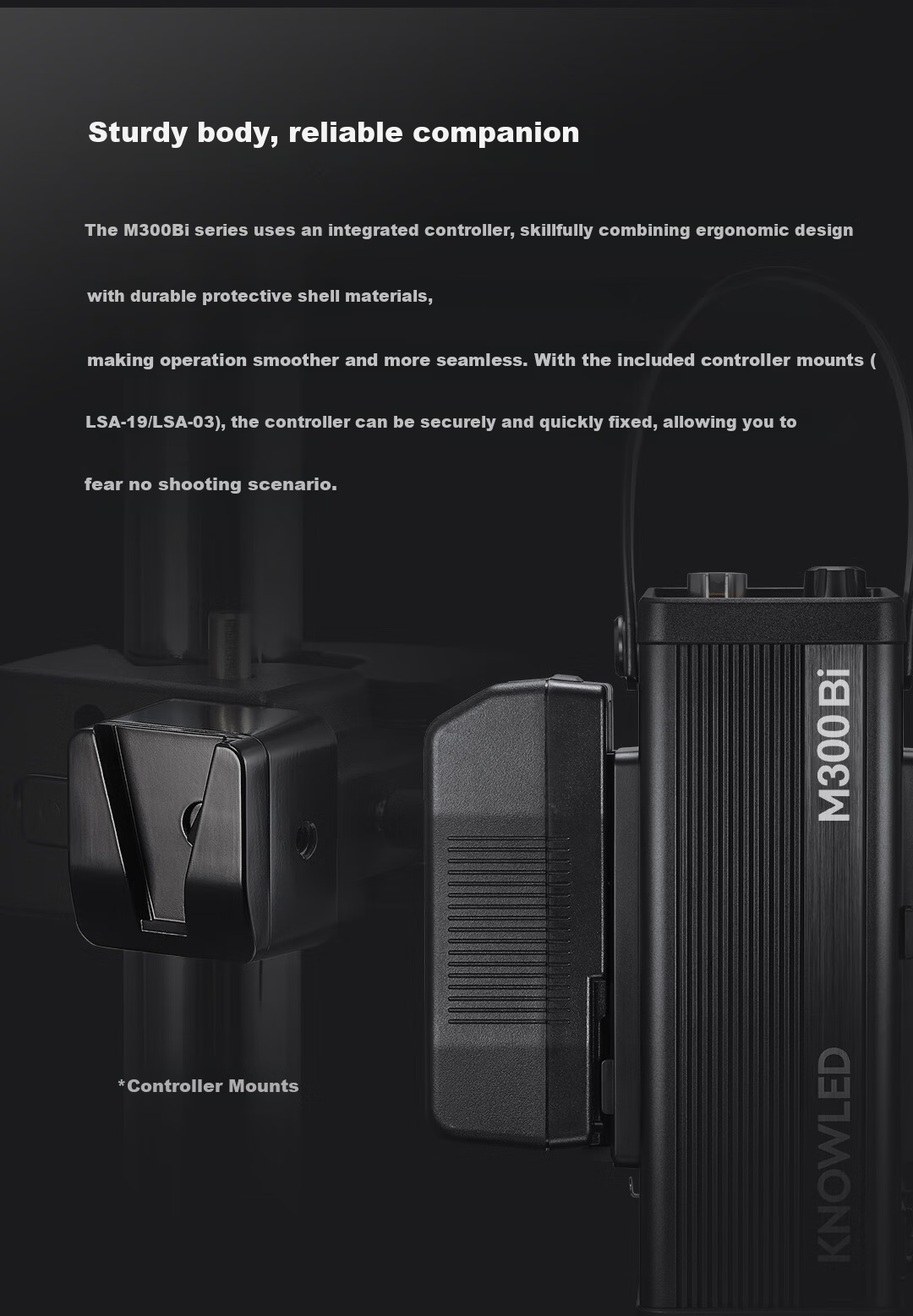 Godox M300Bi Professional High-Power Studio Video Light LED Fill Light for Photography Live Streaming Portable Spotlight【Official Standard Edition】 10