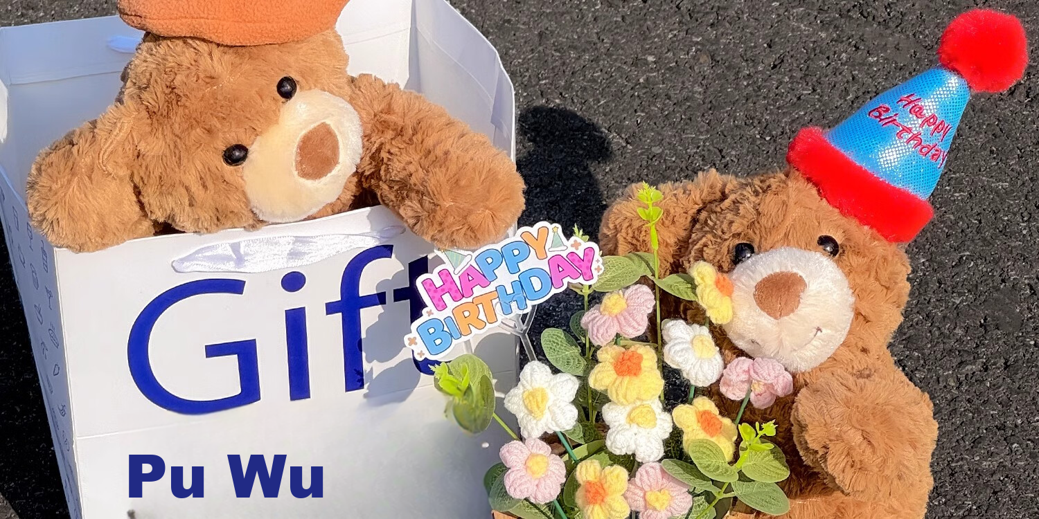 Fan Ye Bear Plush Bouquet Artificial Flowers Knitted Yarn Finished Product Eternal Flower Bouquet Gift for Best Friend Birthday Present 11