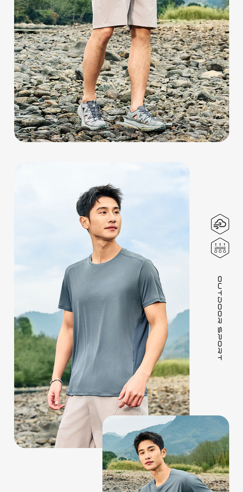 Jordan Men's Short Sleeve T-Shirt 2026 Summer Moisture-Wicking Quick-Dry Casual Workwear Sports Outdoor Top 10