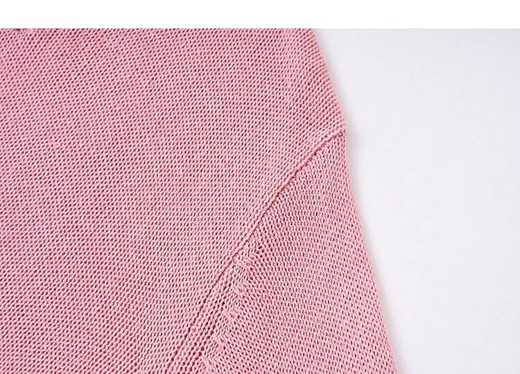 Demana Linen Lyocell Blend Spring Cute Colorblock Embroidered Slimming Short Sleeve Knit Sweater for Women 16