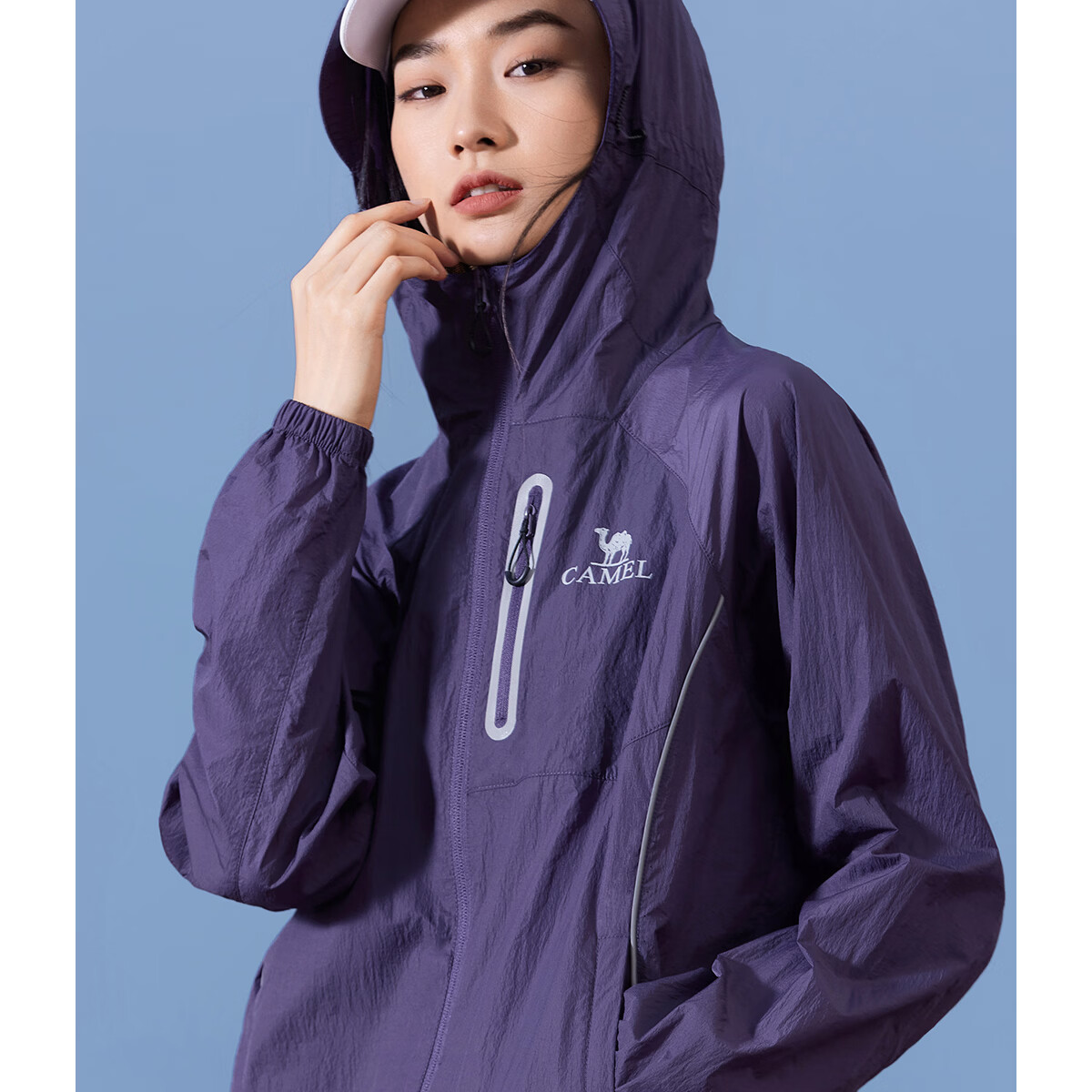 Camel Iceberg Sunscreen Jacket Pro Wang Junkai Edition Cooling Waterproof UV Protection Lightweight Skin Jacket M35BK07069 26