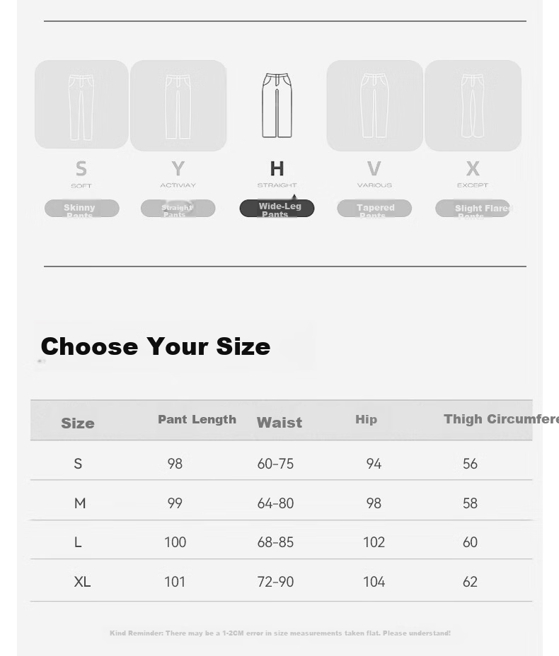 FitonTon Women's Work Pants 2025 Autumn Winter New Drawstring Pleated High Waist Loose Casual Draped Straight-Leg Pants 20