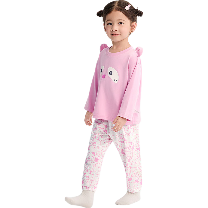 BALABALA Baby Pajama Set Autumn Season Boys Girls Home Wear Suitable for Going Out Toddler Cute Styling 209325171201