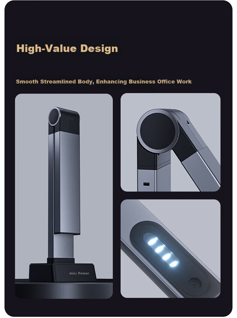 Deli 15161S Smart High-Speed Scanner A3 Size 16MP HD Real-Time Projection 7