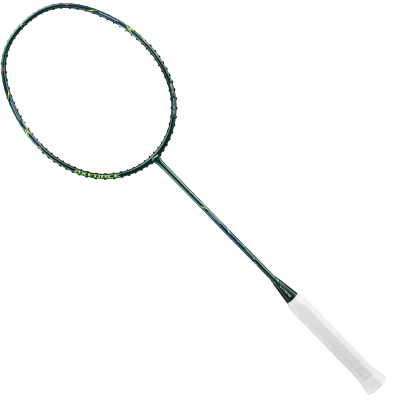 Li-Ning Badminton Racket New Color Thunder Gun Deep Dark Green 4U Pre-Strung AYPU039-4