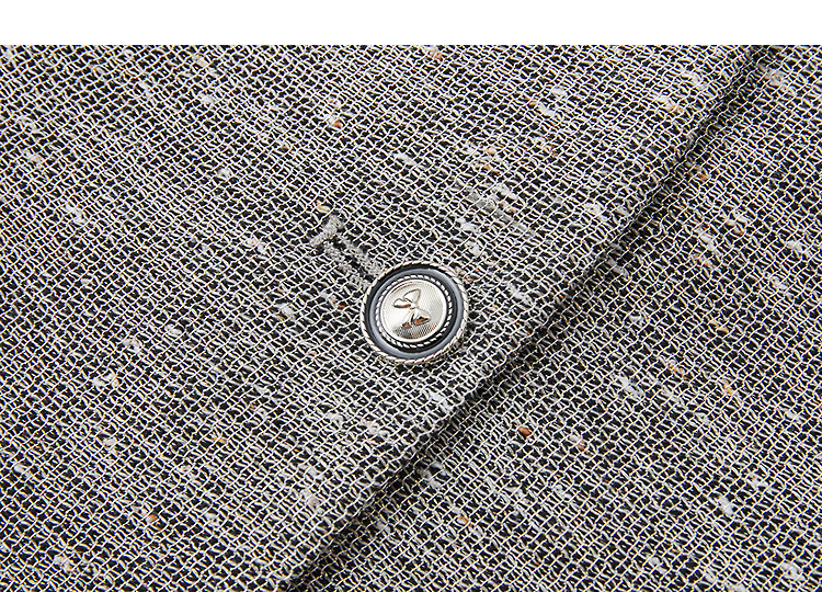 Demana [Smart Urban] Autumn Chic V-Neck Two-Button Patch Pocket Slim Fit Blazer for Women High-End Style 14