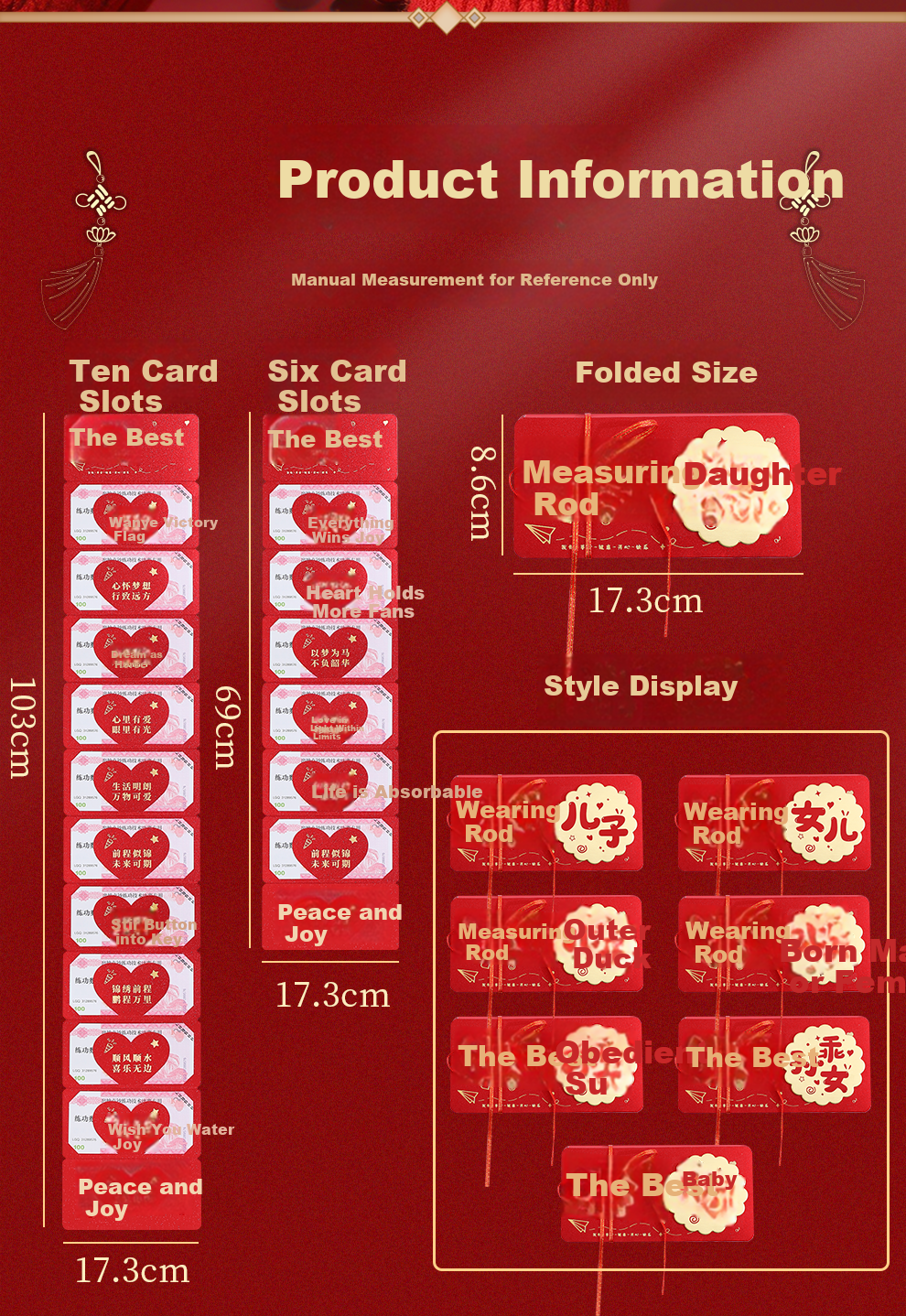 Ruowei Creative 2026 Year of the Horse Foldable Red Envelope Lucky Money Packet New Year Cash Gift Bag 5