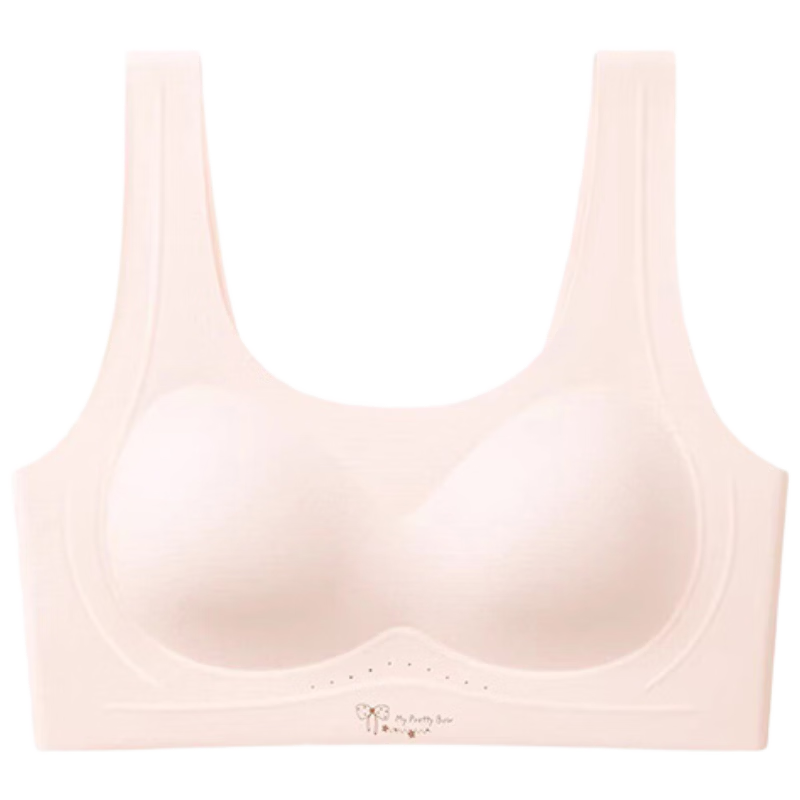 Urban Beauty 26th Spring-Summer Girls' Underwear 12-16 Years Old Middle School Children Youth Development Fixed Cup Thin Bra