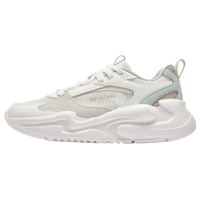 361° Women's Yunshu 3 Spring Summer Retro Thick Sole Casual Versatile Commuter Dad Sneakers 682626707-1