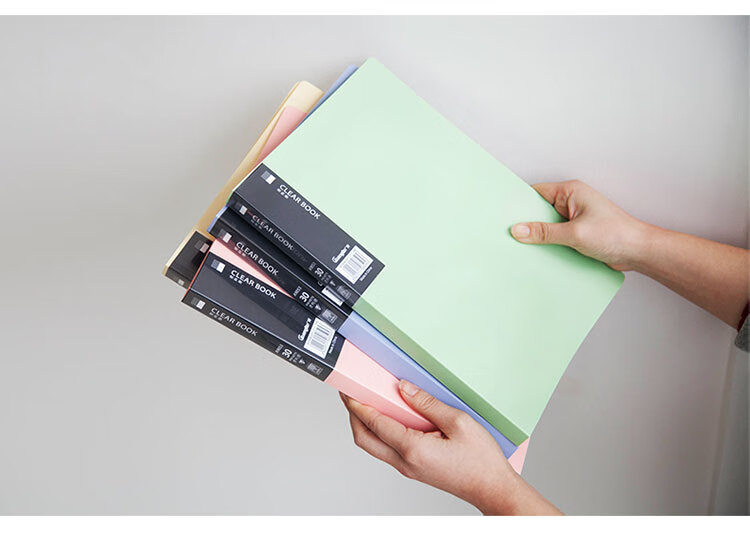 GuangBo 4-Pack 4-Color 30-Page A4 Document Folder/Color File Folder/Office Supplies Jingcai A9053 18