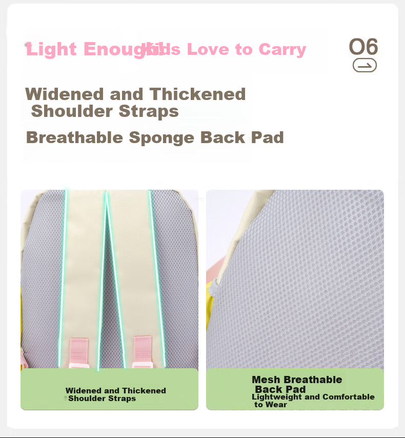 361° Kindergarten Backpack Lightweight Outdoor Kids Small Schoolbag Spring Autumn Double Shoulder Bag for Boys and Girls Elementary School Tutoring Bag 14