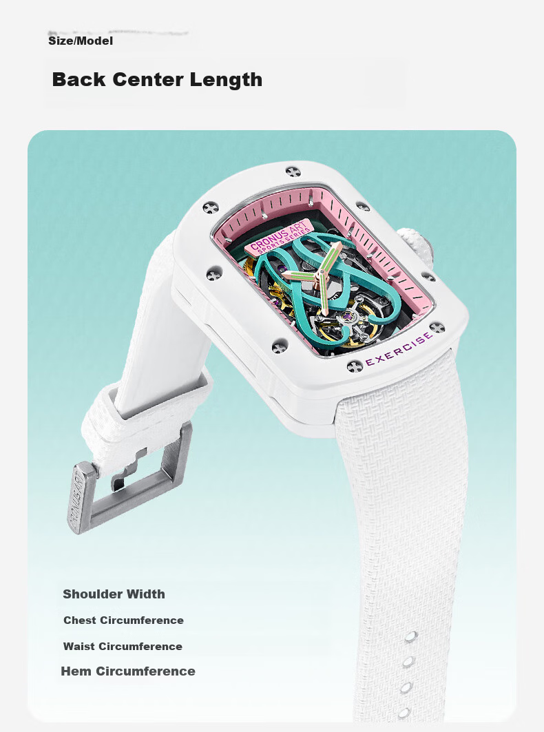 CRONUSART Kros Ladies Fully Automatic Mechanical Skeleton Fashion Luxury Wristwatch Women's Day Gift for Girlfriend 6