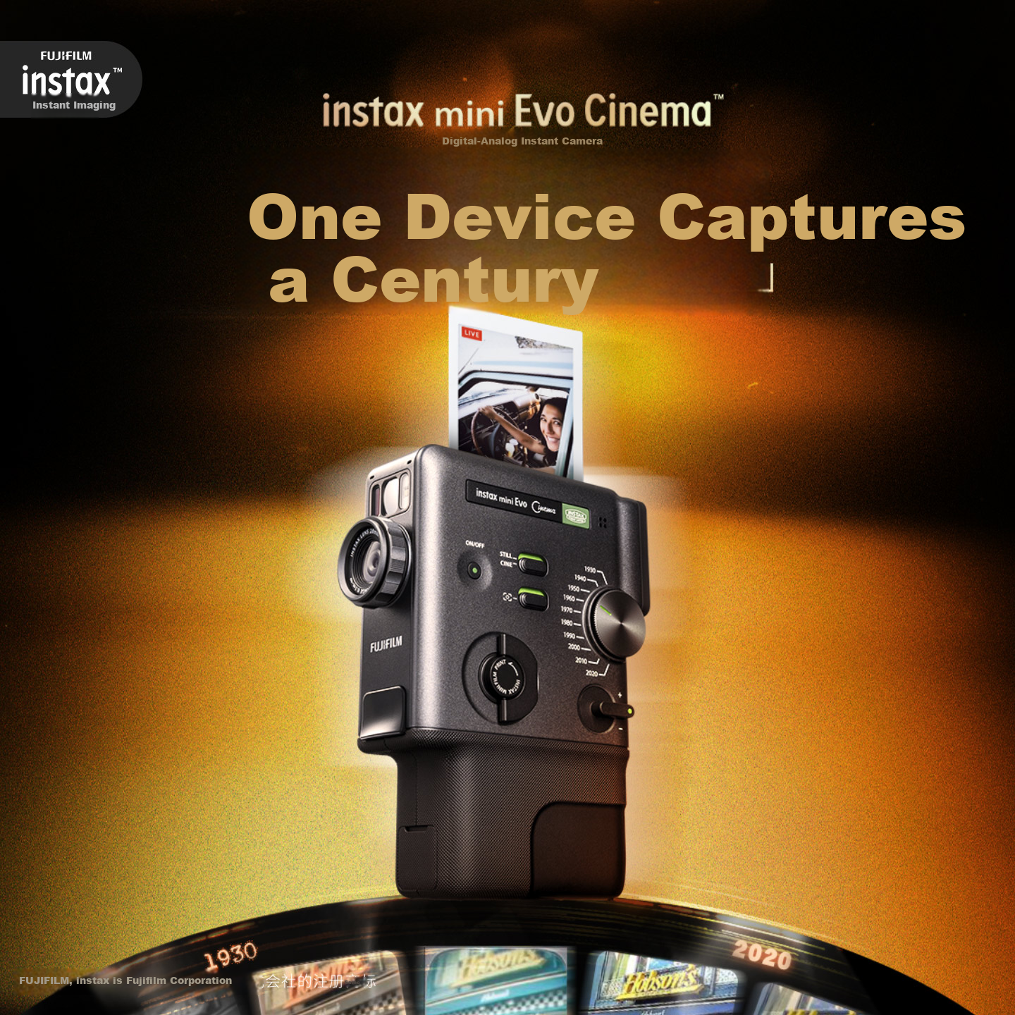INSTAX Fujifilm Instant Mini Evo Cinema