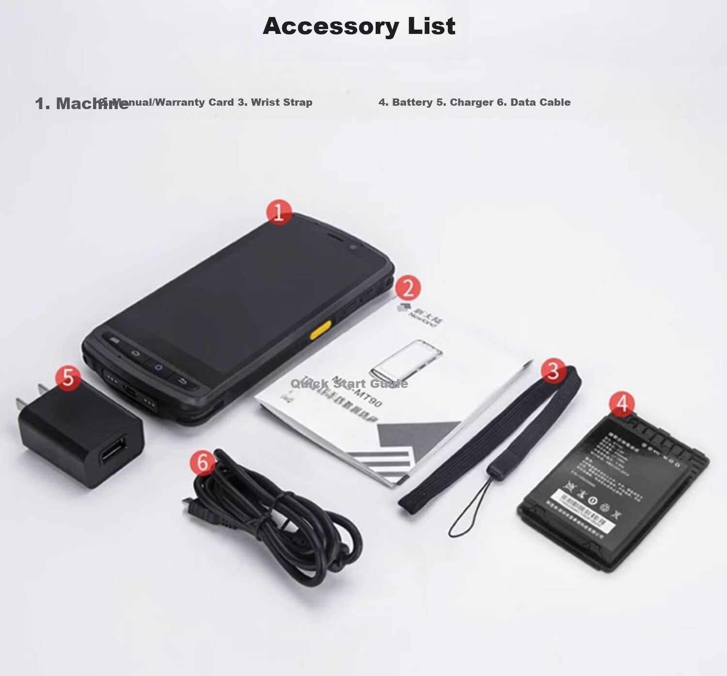 Newland MT90-LG, Handheld Data Terminal PDA, Industrial Smartphone, Barcode Scanner, Android ERP, Bluetooth Inventory Machine, One-Dimensional And Two-Dimensional Wireless Scanner 10