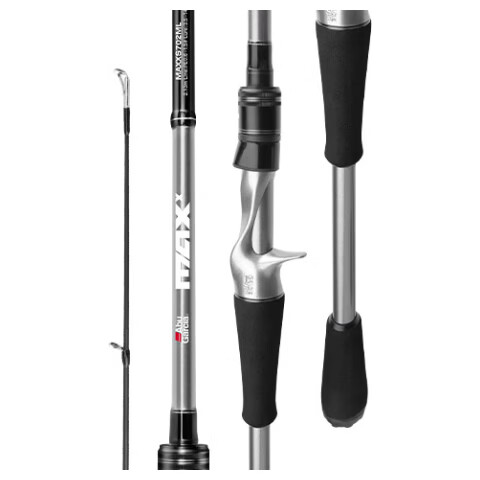 ABU GARCIA MAXX Spinning Fishing Rod 2.29m MH Carbon Pike Casting Rod with Gun Handle