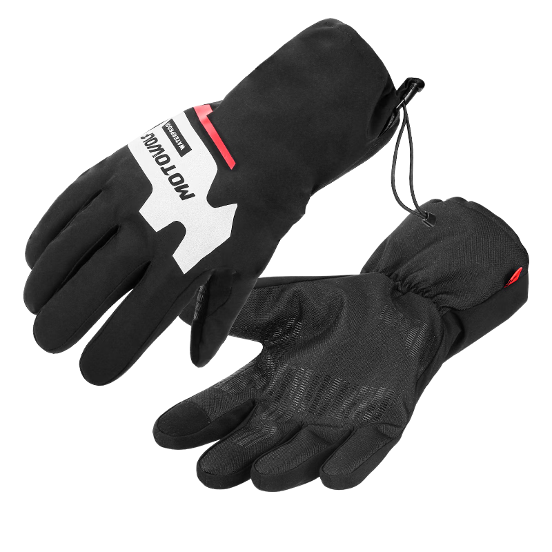 MOTOWOLF All-Season Motorcycle Riding Gloves Waterproof Windproof Warm Racing Rainproof Gloves for Men and Women