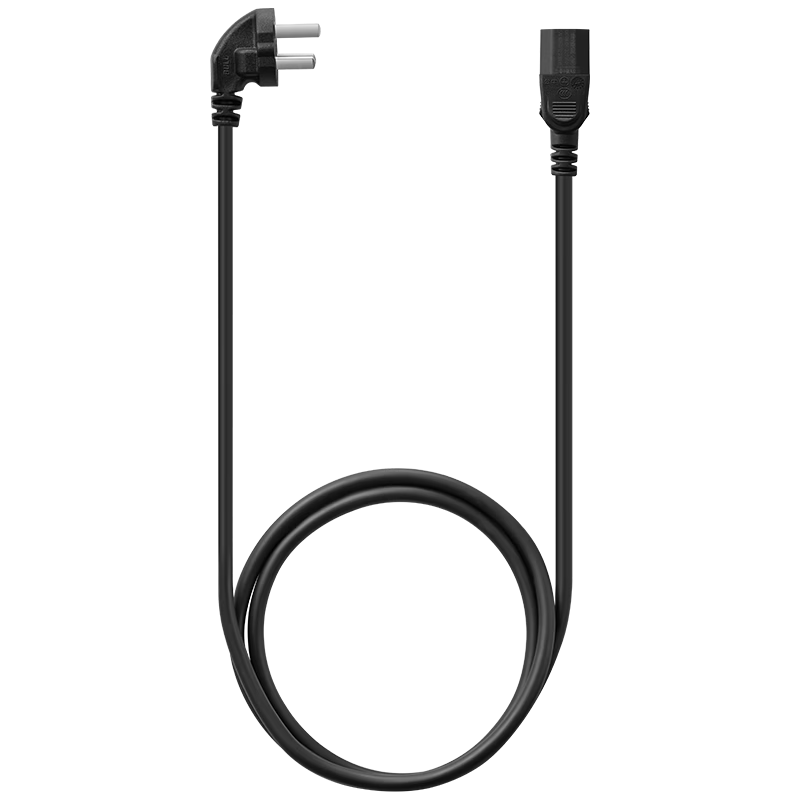 BULL Power Cord, National Standard Three-Prong Pin-Shaped Groove, Suitable for Electric Wok, Rice Cooker, Pressure Cooker, Soy Milk Maker, Electronic Scale, Switch Box, Total Length 1.5 Meters, GN-J4P