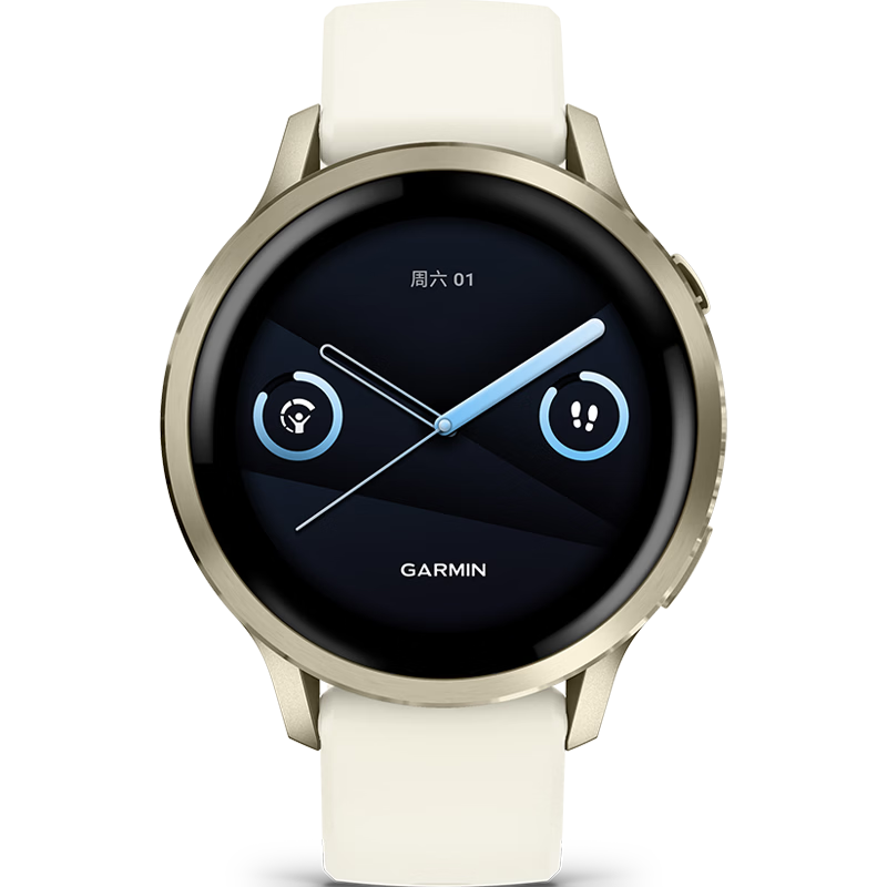 GARMIN Venu4 Morning Light White 41mm Health Monitoring ECG Heart Rate Call Answering Smart Sports Watch Gift for Girlfriend