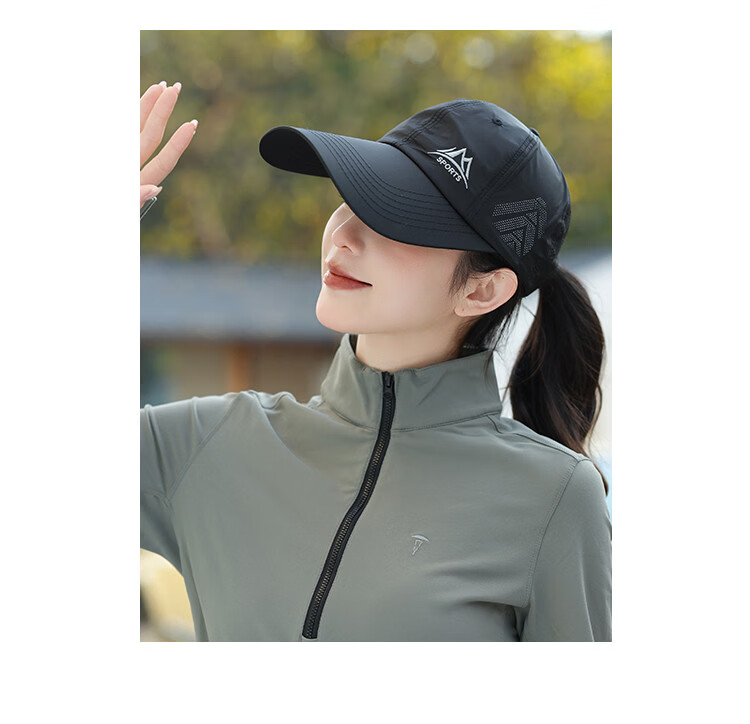 Miiow Women's Ultra-Thin Summer Mesh Breathable Sunshade Baseball Cap Outdoor Sports Hat White 3