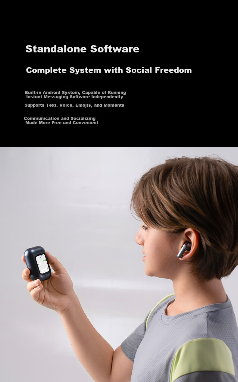 Honor Choice AI Call Earphones Honor Earphones Bluetooth Earphones Small Screen Phone Youth Earphones Social Communication Photo Study Helper Voice Companion Star Dream Silver 10