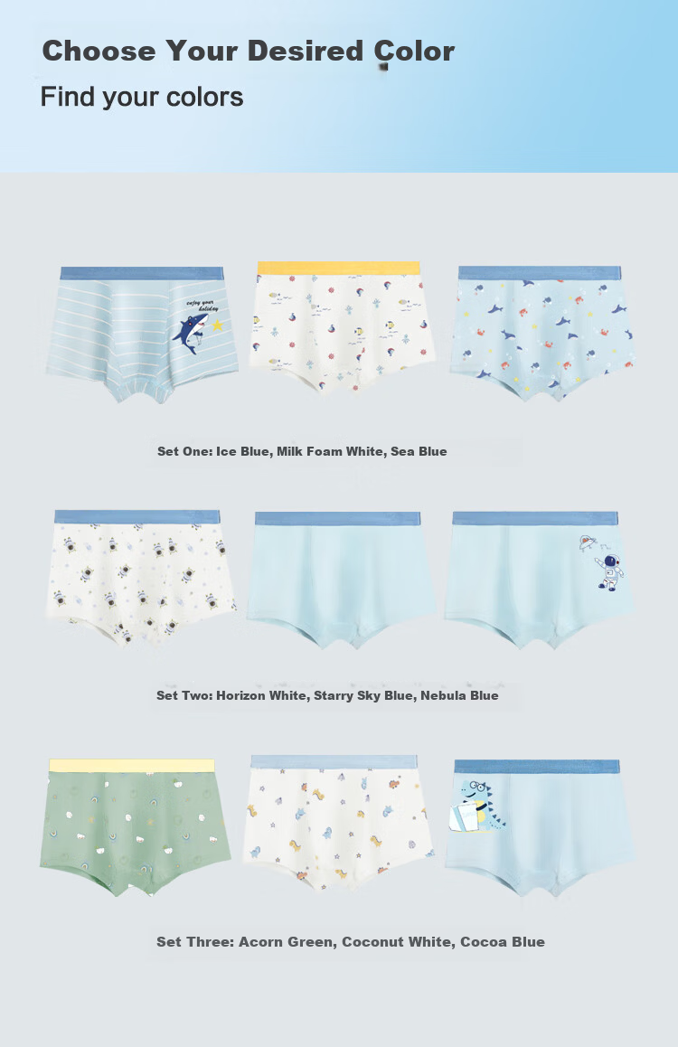 Hodohome Children's Underwear, Girls' 7A Antibacterial Pure Cotton Crotch Triangle Shorts, Girls' Cotton Spandex Cartoon Breathable Panties, 306 150 19