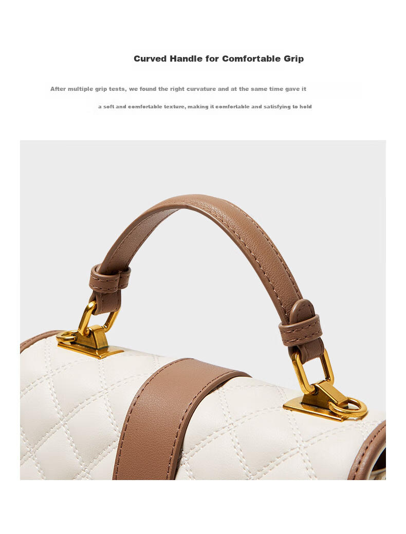 15MINS Women's Bag 2026 New Luxury Brand Quilted Chain Handbag Shoulder Bag Birthday Gift 6