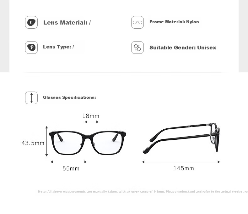 RayBan Optical Glasses Frame for Men And Women, Simple And Stylish Comfortable Square Prescription Glasses Frame 0RX7168D Gift 2